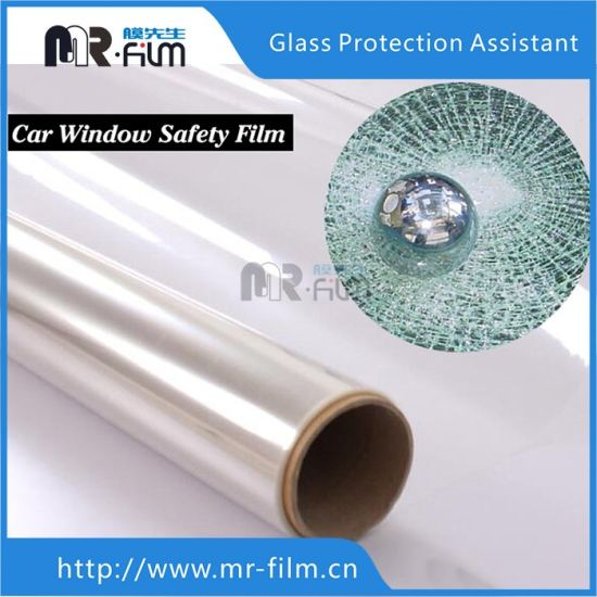 2mil Window Glass Film Anti-Explosion Bulletproof Window Film Safety Film