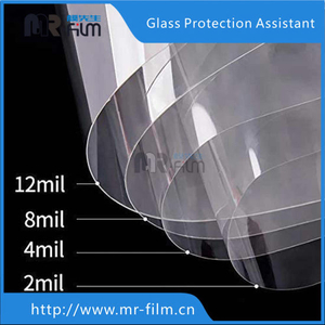97% UV Light Block 4mil Safety Glass Clear Window Film