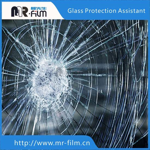 Clear Explosion Proof Bullet Proof Film 4 Mil Safety Film for Glass