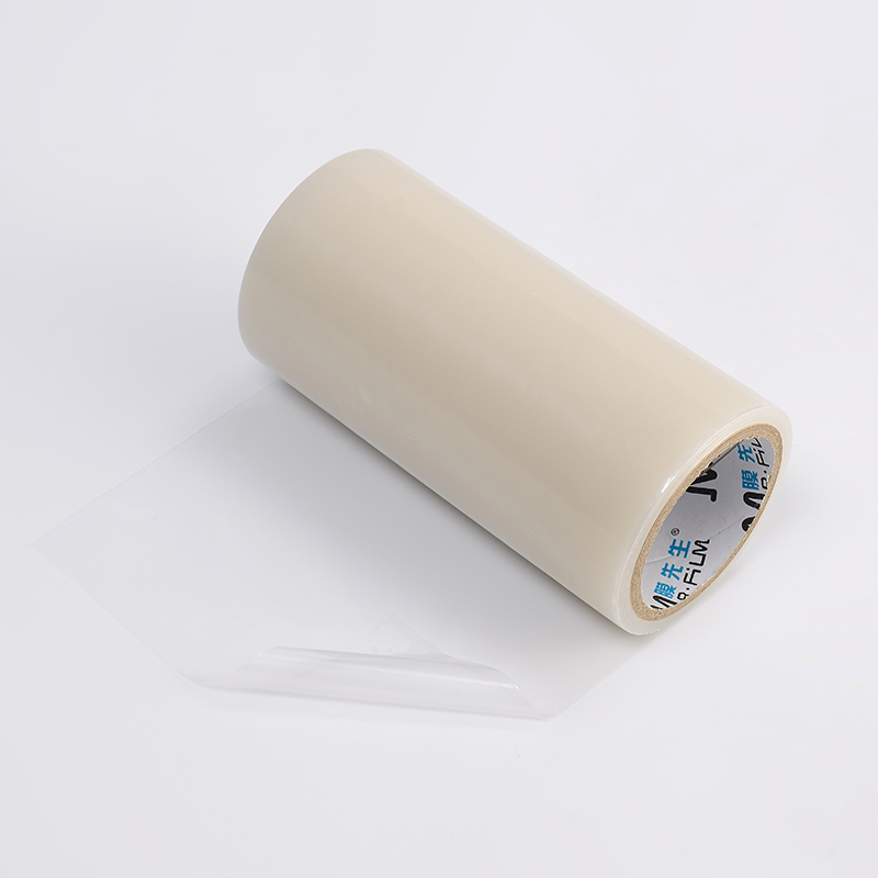 Blue Color Surface Anti-scratch Protection PE Film for Tempered Glass Transporation