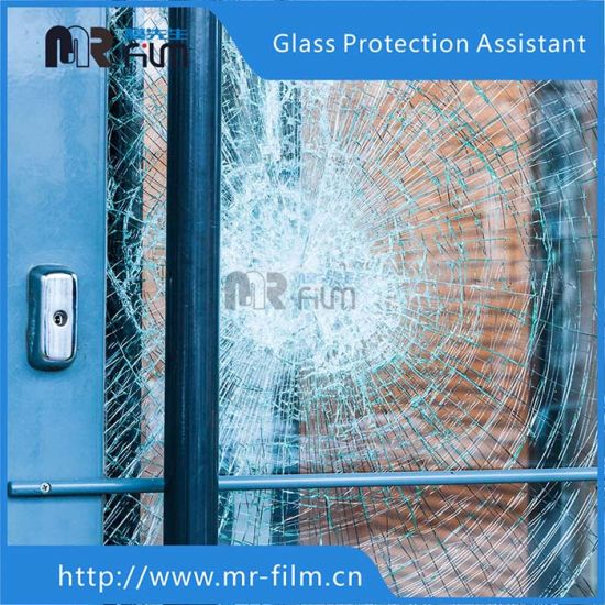 Security Film Safety Security Window Film 2mil Shatter Proof Glass Sticker Protection