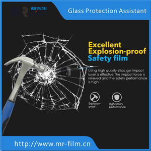 2mil Transparent Safety Film Glass Protection Window Film