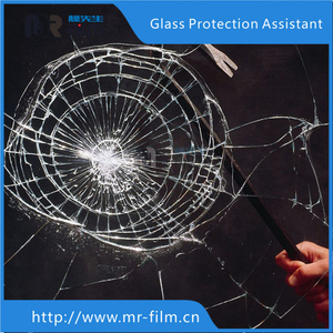 Glass Protective Films Pet Material Transparent Self Adhesive Window Security Film